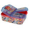 OM SUPPLIES Cars Reusable Sandwich Lunch Box 3 Multi Compartment