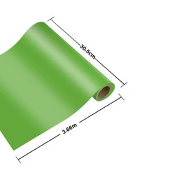 Zwanzer Plotter Film Textile, 30.5 cm x 3.66 m, Flex Film for Cricut and Silhouette Cameo, Used in DIY T-Shirt Clothing and Other Fabrics