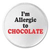 A&T Designs - I'm Allergic to CHOCOLATE 3" Sew On