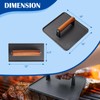 SafBbcue 10" Square Bacon Press & Rectangle Meat Press, Heavy