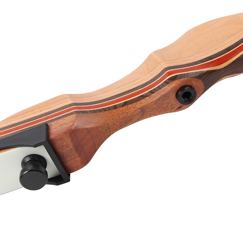 Right Hand Solid Wood Recurve Bow Handle Takedown Shooting Game