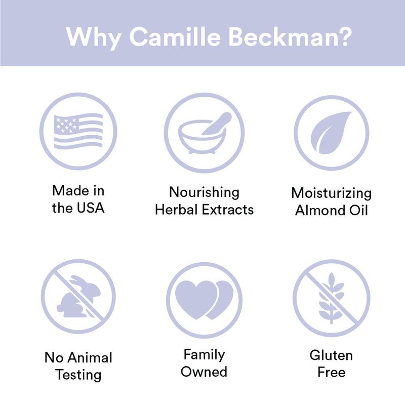 Camille Beckman Glycerine Hand Therapy Cream, English Lavender, 1.35 Ounce