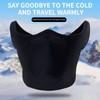 EMTPJAL Winter Half Face Mask, Windproof Thermal Ski Mask with