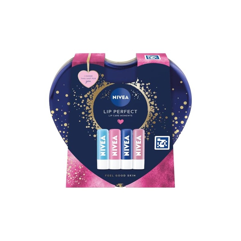 Nivea Lip Perfect 4 Piece Tin