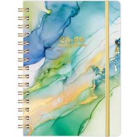 2025-2028 Monthly Planner - 3 Year Monthly Planner 2025-2028 with Monthly Tabs, Jul. 2025 - Jun. 2028, 6.3" x 8.4", Monthly Calendar 25-28 - Green