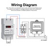 110/220V Temperature Controller, 63A LED Display Temperature Control Switch, -40℉to
