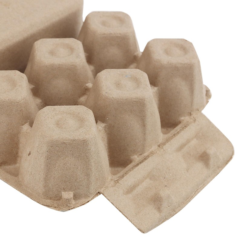 SOUJAP 30 Pack Half Dozen Egg Cartons, 6 Count Paper