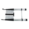 Gurdtopo 10.5 FT Collapsible Telescopic Extension Ladders Aluminum With Hooks