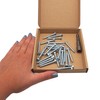 SKIR'CO (30 pcs) DIN 571 Zinc Plated Steel Hexagon Wood