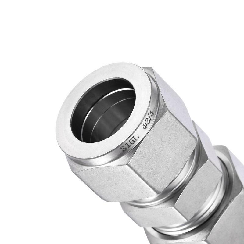 sourcing map Compression Tube Fitting 3/4" Tube OD x 3/4"