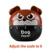 Cute Dog Kitchen Timer Manual Mechanical Rotating Alarm 55 Minutes