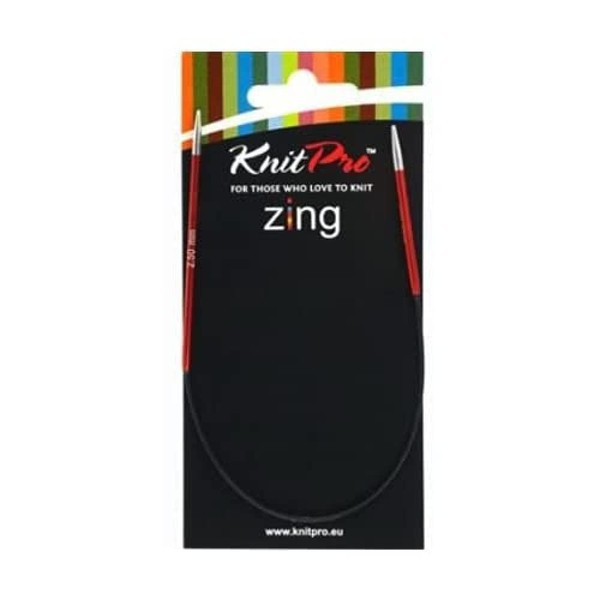 KnitPro K47052 Circular Knitting Needle, Metal, Red, 25 cm / 2.5 mm