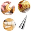AMBESTAR Cream Horn Molds, 16 Pack 5 Inch Pastry Roll