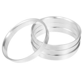 X AUTOHAUX Set of 4 70.1 mm Aluminium Alloy Car Hub Centric Rings 66.6 mm