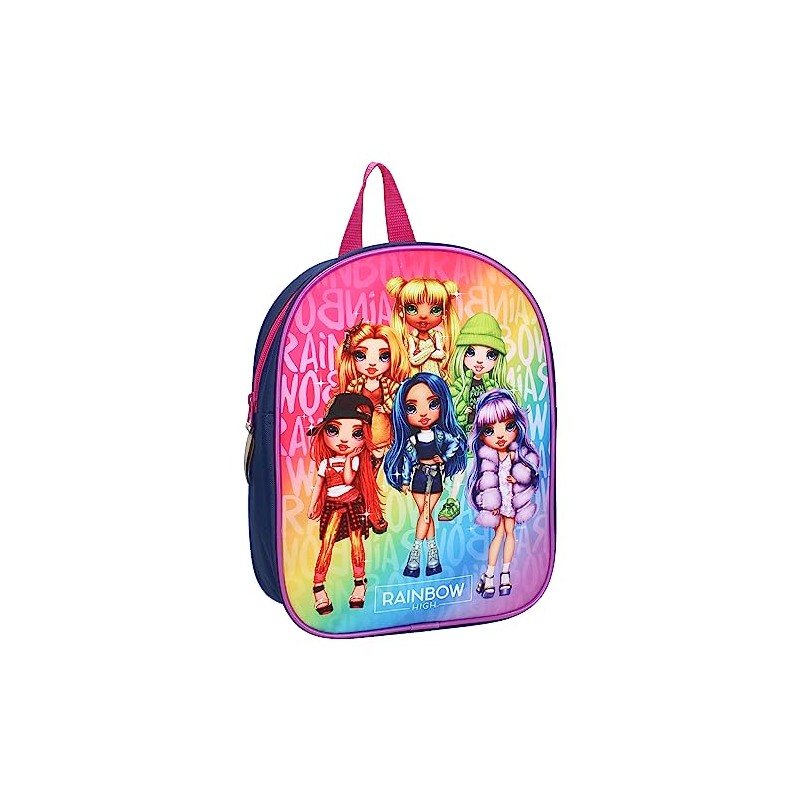 Rainbow High Sparkle Club Children's Backpack School Nursery 29 x