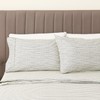 Great Bay Home 4-Piece Full Size Stripe Microfiber Sheet Set