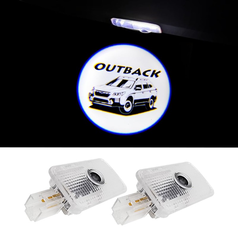 2 Pcs LED Car Door Logo Lights Courtesy Projector Laser