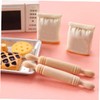 ABOOFAN 12pcs Rolling Pin House Adjustable Rollers Pins Miniature Decor