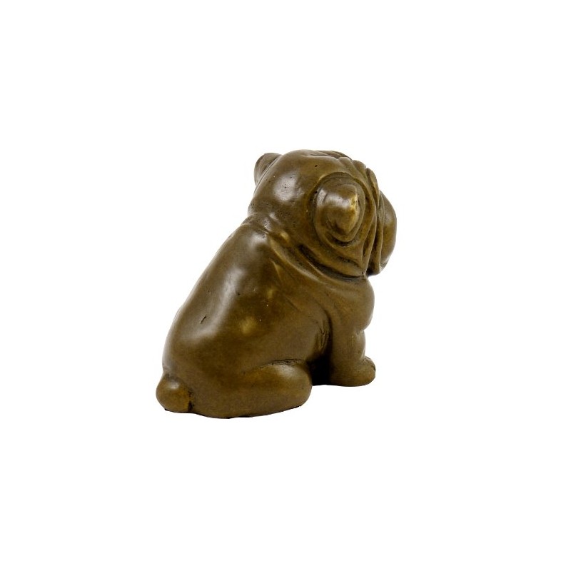 Vienna Bronze Figure – signed goalkeeper Pug – Bergmann Vienna