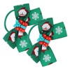IWOWHERO 2pcs Christmas Hair Ties for Adorable Bowknot Design Festive Accessories for Xmas Parties and Celebrations for Daily Wear and Themed Events