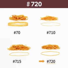 Rubber Band #720 < 1.8 oz (50 g) Transparent Bag > American Color Thick Width Small Volume Packaging Rubber Band All Sizes 73 Republic