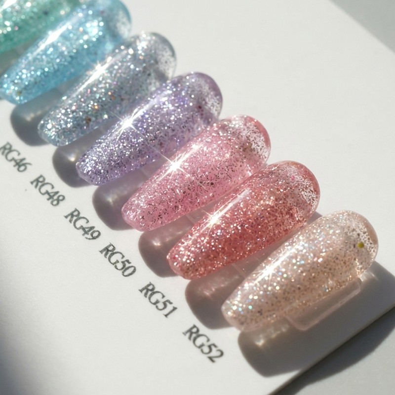 Revzel Revgel Light-On Reflective Glitter Gel 10-piece set / 레브젤