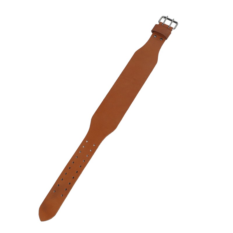 Weightlifting Belt 1 Layer Leather Double Prong Power Lifting Back