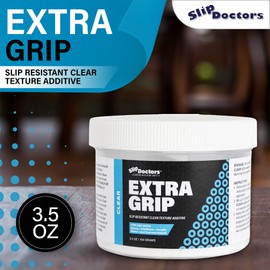 SlipDoctors Extra Grip Clear – Anti-Skid Additive for Outdoor and Indoor Surfaces Including Paint, Metal, Wood, Fiberglass, and Concrete – Anti-Slip, High Traction Additive for Paint and Coatings