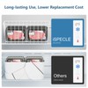 iSPECLE Freezer Organizer Bins - 4 Pack Medium Upright Baskets