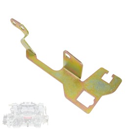 157313 Throttle & Kickdown Cable Bracket Compatible with Edelbrock Performer, Thunder AVS, Quadrajet Carburetors - Fits TH350, 700-R4, 200-4R Trans - Zinc-Plated Steel