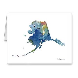 DJ Rogers Fine Art Alaska - Set of 10 Note Cards With Envelopes