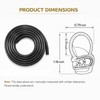 Truck Door Weatherstrip Seal - EPDM Rubber Door Frame Gap