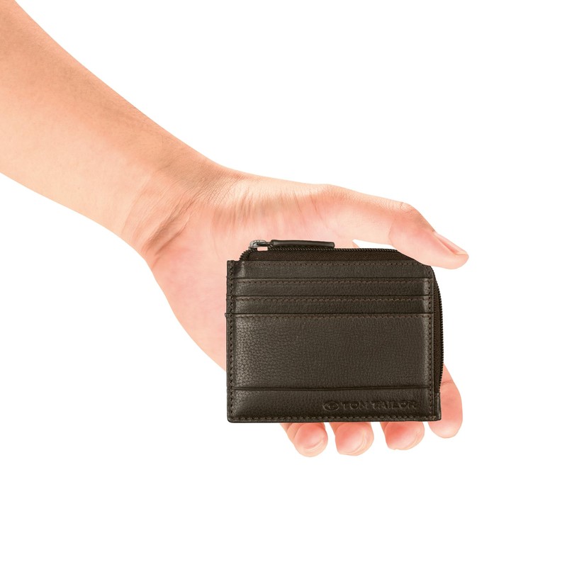 TOM TAILOR Bela Men's Credit Card Holder RFID Leather Small,