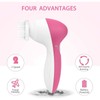 Facial Cleansing Brush Face Scrubber: Electric Face Spin Cleanser Brushes