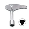 2PCS Inner Triangle Spanner Key, Stainless Steel Multi-Functional Utilities Key