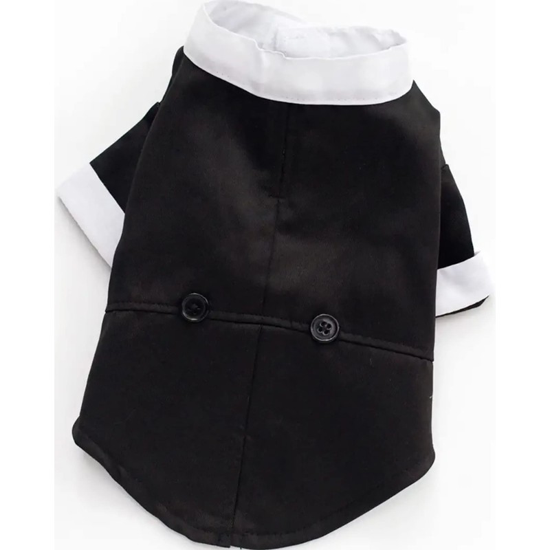GabeFish Pets Wedding Jackets Suit for Dogs with Bow Tie