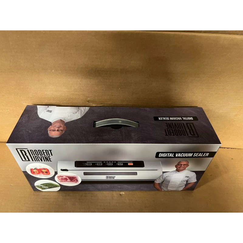 Robert Irvine Kitchen Digital Vacuum Sealer Model CRKA-DVSWB-5