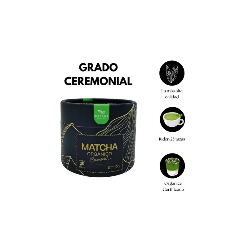 Matcha Ceremonial 50g Matcha México Para Lattes y Bebidas Alta