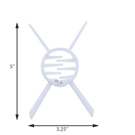 White Hair Stick Hair Holder Clincher Clip Chopstick Look