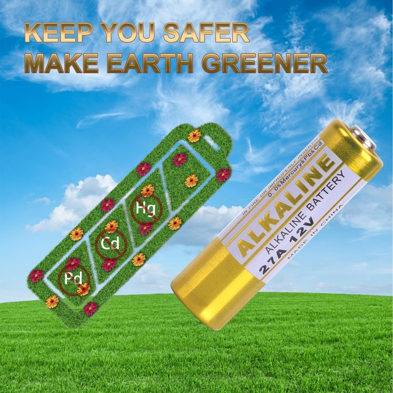 kunying A27 27A 12V Alkaline Battery 10 Pack,27a 12v Battery