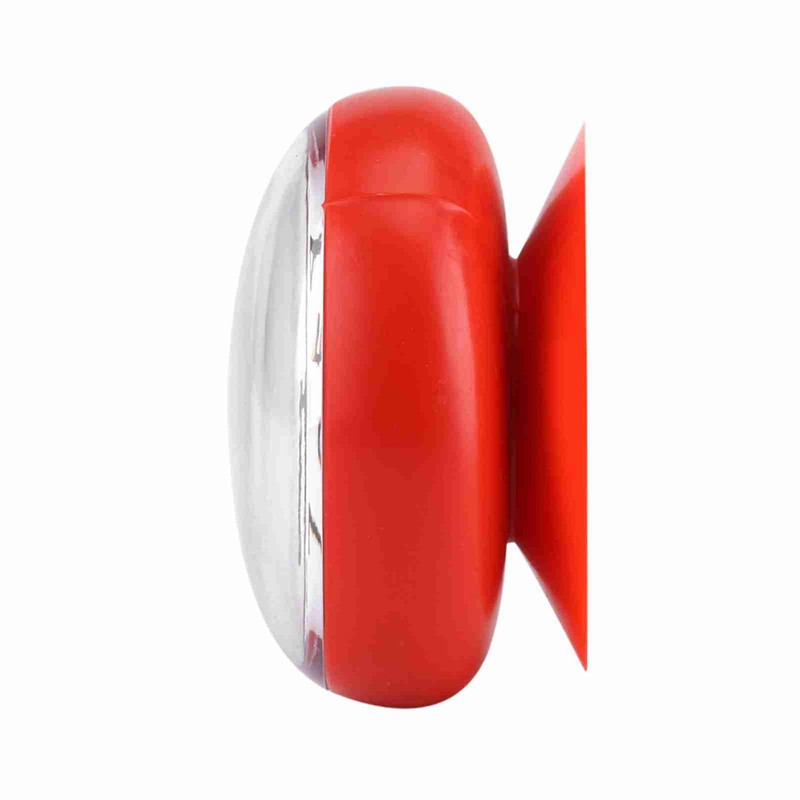 Waterproof Suction Wall Clock for Bathroom & Kitchen - Red