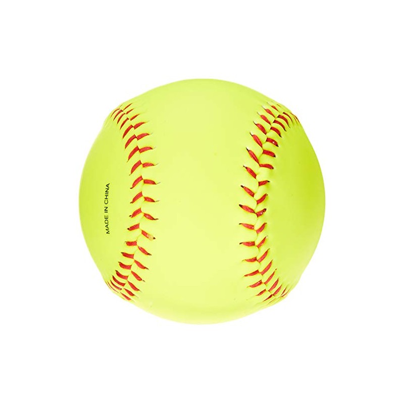 Practice Softball, Yellow, 11-inch, One Dozen