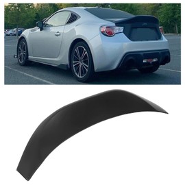 KUAFU Rear Trunk Spoiler Lid Wing Winglet Compatible with 2013-2020 Subaru BRZ 2013-2016 Scion FR-S 2017-2020 Toyota 86 Black ABS Plastic L Style