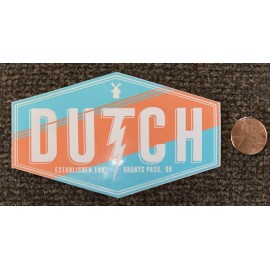 DUTCH Bros STICKER January GRANTS Pass ESTABLISHED 1992 LIGHTNING Limited