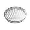 200mm Duct End Cap with Aluminium Mesh - Round Stainless