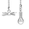 JiA QAQ Ceiling Fan Pull Chain Ornaments, 13.6 Inches Fan