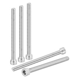 DTGN M6-1x80 Socket Head Cap Screws Bolts - 20Pack - Good for Road Bicycle, Mountain Bike, Auto, Motorcycle - 304 Stainless Steel Hex Head Metric Screws - Silver