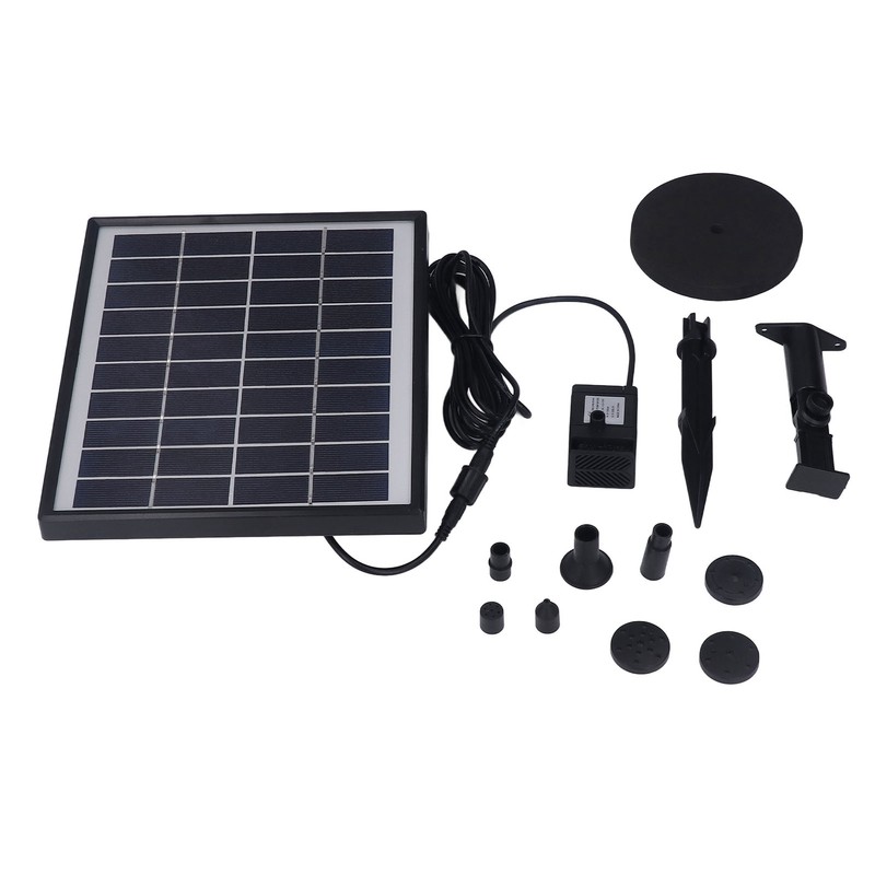 Solar Fountain Pump 6W 10V High Conversion Efficiency Anti Clogging