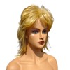 QITAQOTA Blonde Mullet wig for Women Pop Rock Wig for