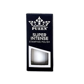 PUEEN Super Intense Nail Polish For Nail Stamping Big 5-FREE Formula Nail Color Lacquer (806 - Pure White)-BH000498